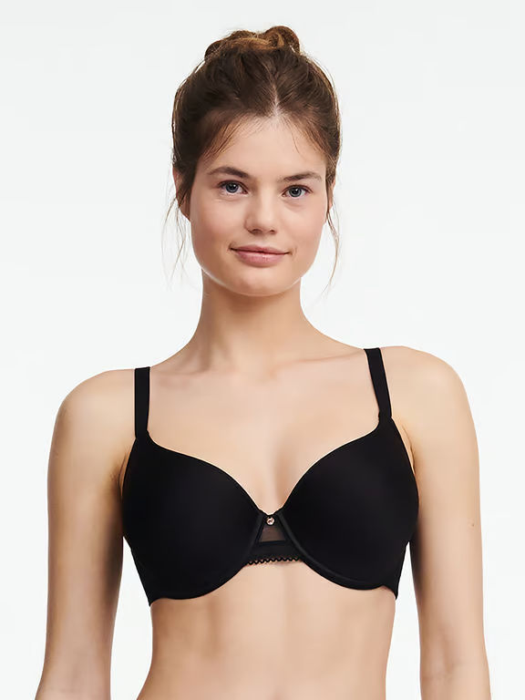 C Jolie Comfort Convertible T-Shirt Bra Black - 8