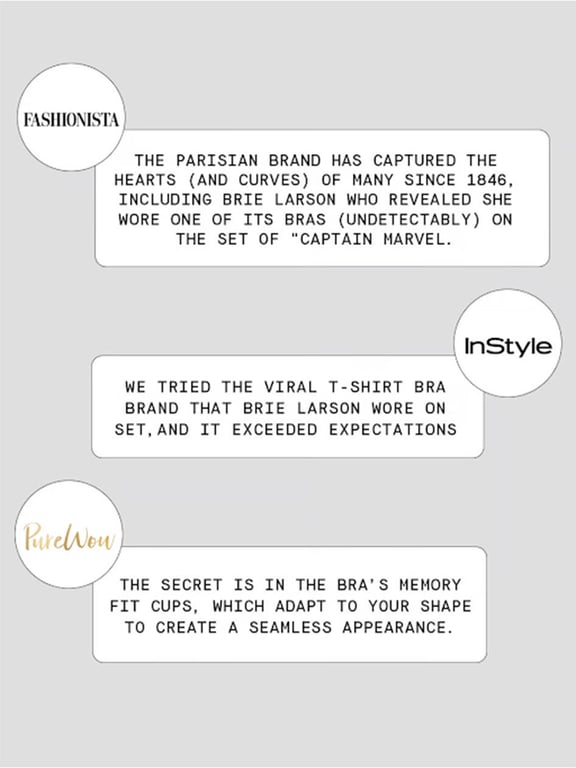 C Jolie Comfort Convertible T-Shirt Bra Rose Authentique - 5