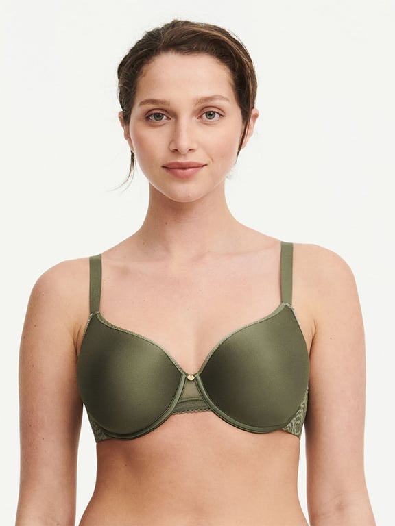 Chantelle | C Jolie - C Jolie Comfort Convertible T-Shirt Bra Khaki Army - 1