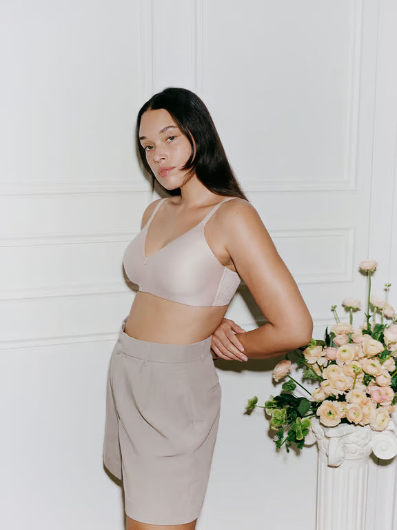 C Jolie Wirefree T-Shirt Bra Nude Rose - 6