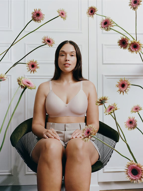 C Jolie Wirefree T-Shirt Bra Nude Rose - 7