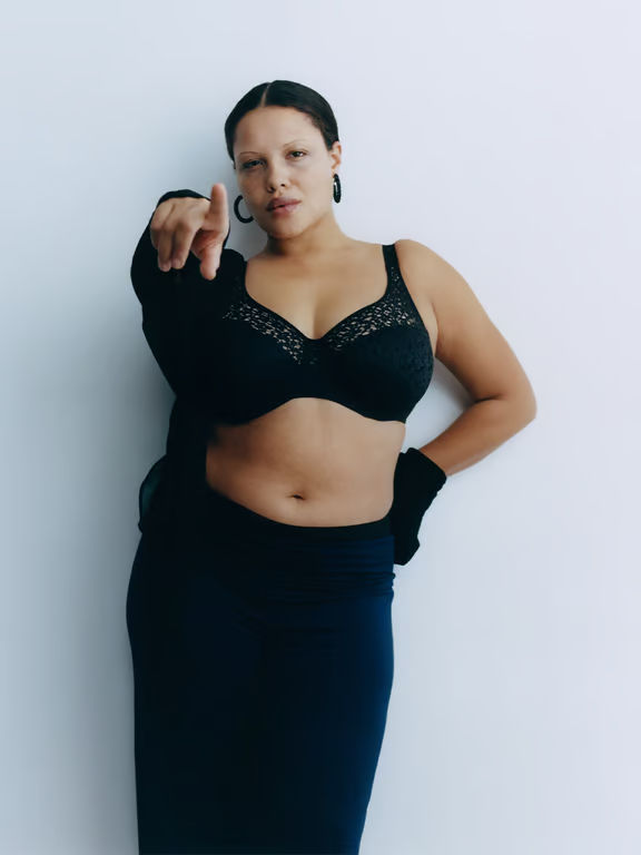 Norah Comfort Underwire Bra Black - 8