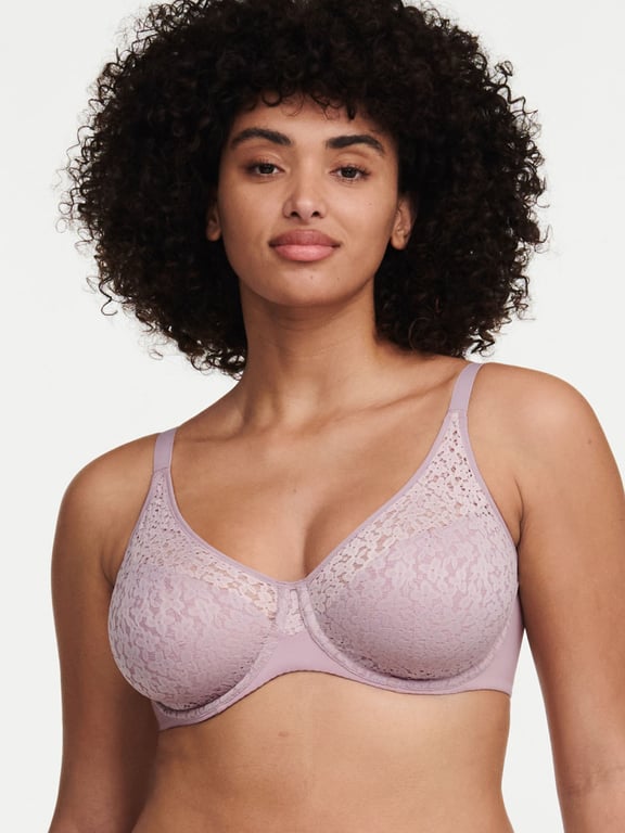 Chantelle Absolute Invisible Smooth Underwire Contour Bra pale rose 38C  34DD NEW 