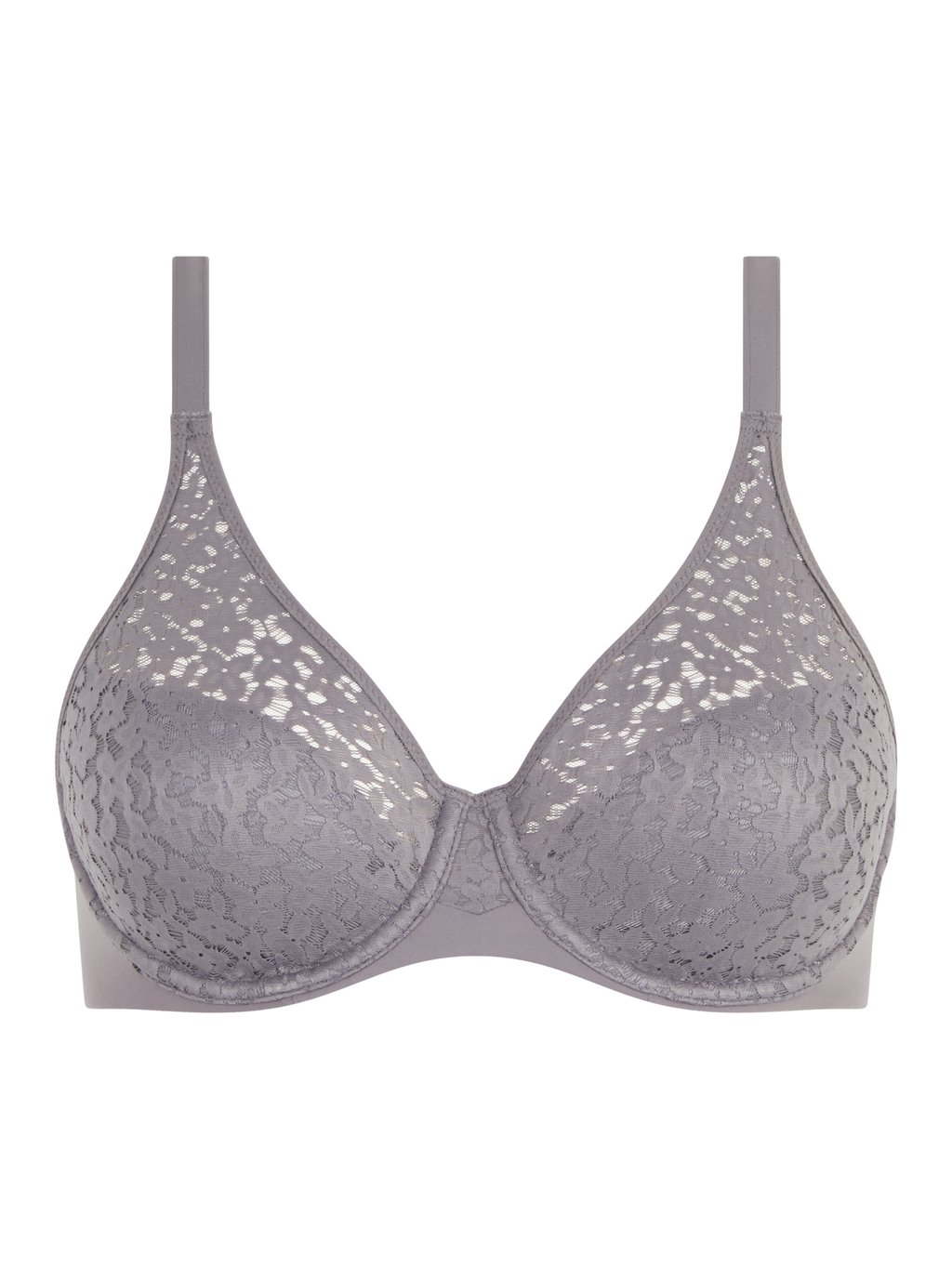 Norah Comfort Underwire Bra Purple Grey