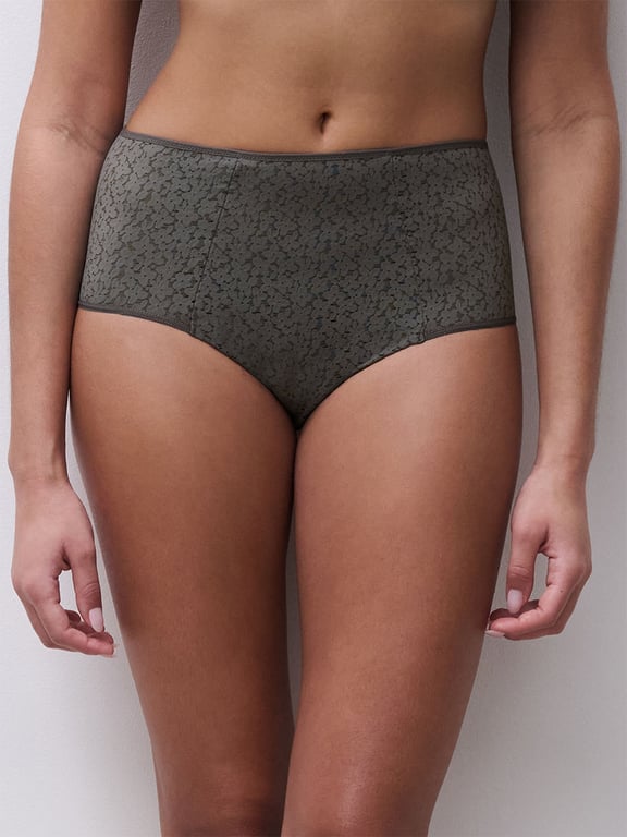 Chantelle | Norah Comfort - Norah Comfort High Waist Brief Clay Green - 1