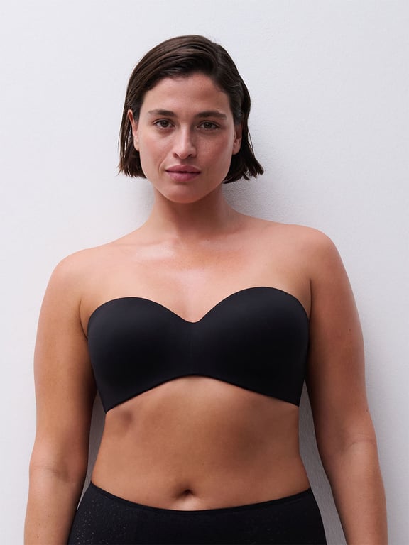 Norah Comfort Strapless Convertible Bra Black - 2