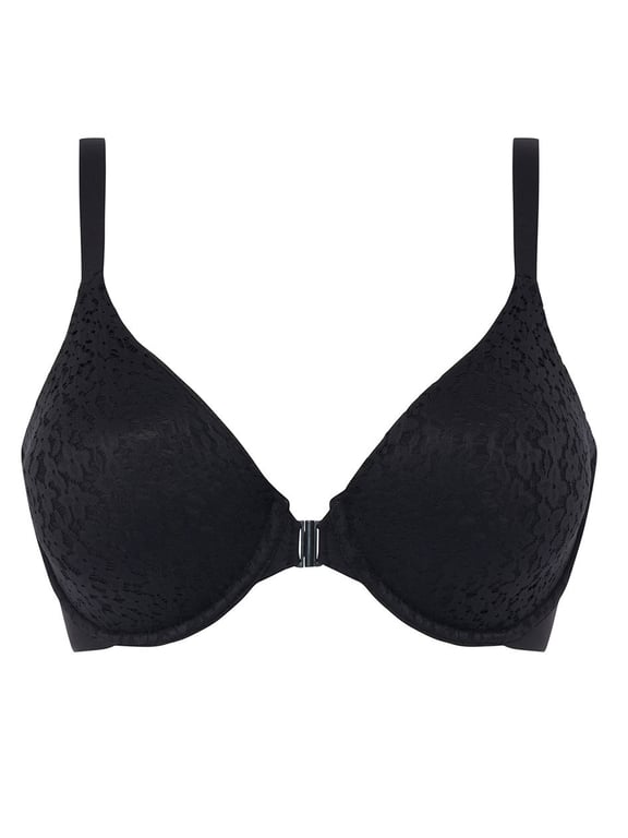 Chantelle | Norah Comfort - Norah Comfort Front Closure Bra Black - 2