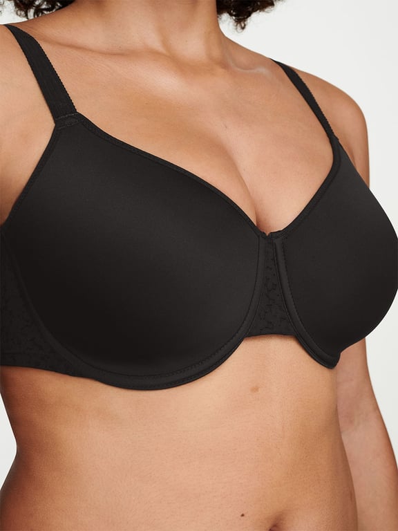 NWOt Comfort Choice Underwire T-Shirt Bra 46B Black #90396