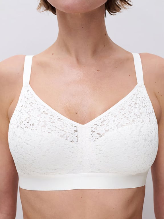 Norah Comfort Supportive Wirefree Bra White - 3
