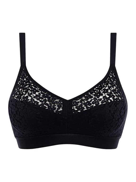 Chantelle | Norah Comfort - Norah Comfort Supportive Wirefree Bra Black - 2