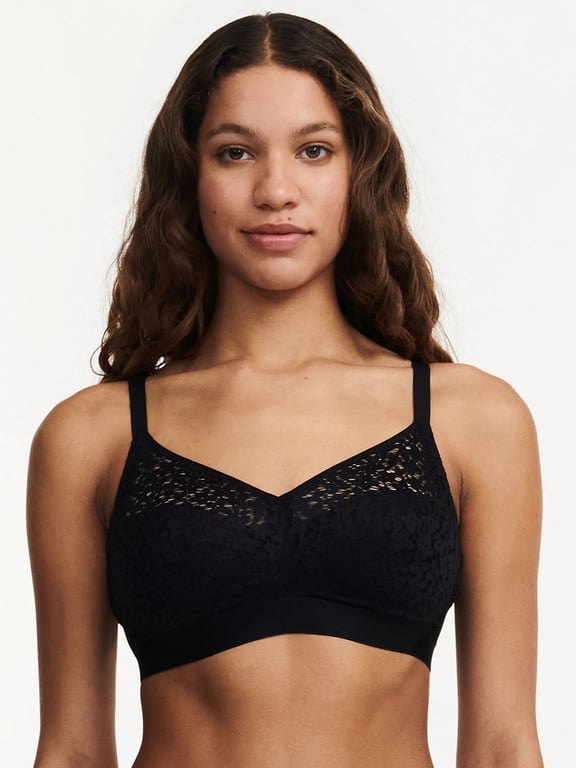 Norah Comfort Supportive Wirefree Bra Black - 0