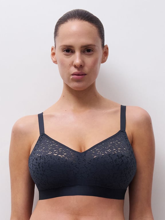 Chantelle | Norah Comfort - Norah Comfort Supportive Wirefree Bra Marine Blue - 1
