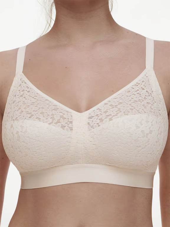 Norah Comfort Supportive Wirefree Bra Talc - 3