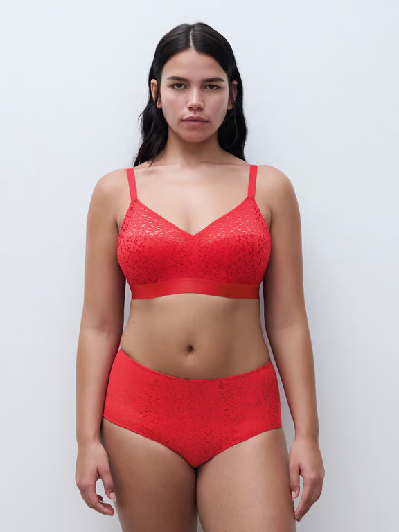 Norah Comfort Supportive Wirefree Bra Poppy - 5