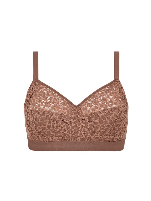 Chantelle Easy feel | NORAH - Norah Comfort Supportive Wirefree Bra Wild Brown - 2
