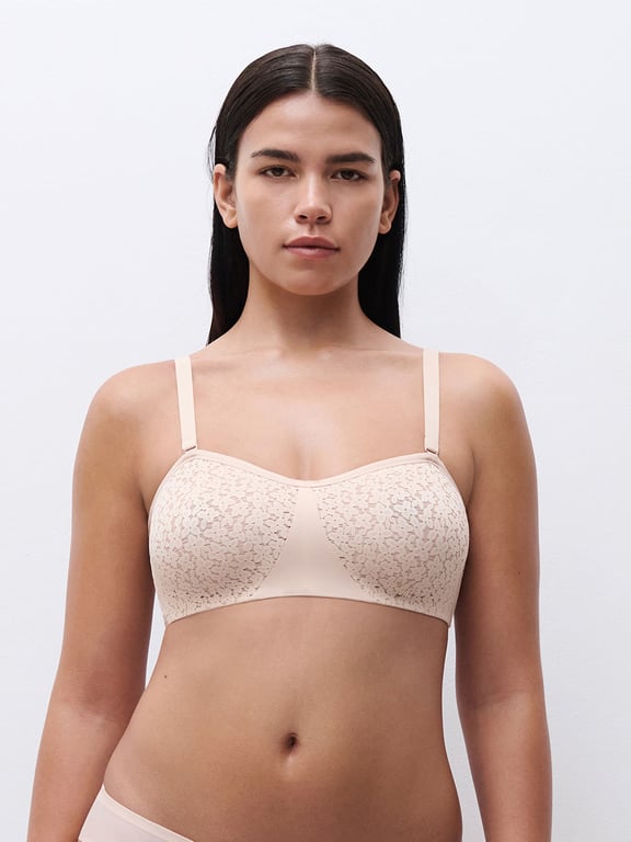 Norah Comfort Unlined Bandeau Strapless Bra Nude Blush - 6