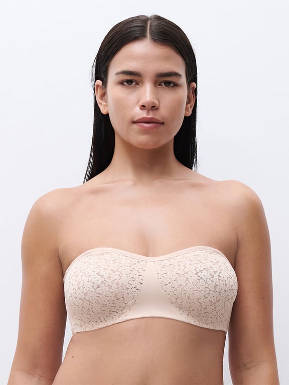 Norah Comfort Unlined Bandeau Strapless Bra Nude Blush - 2
