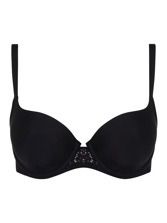 Norah Comfort Smooth Sweetheart T-Shirt Bra Black - 1