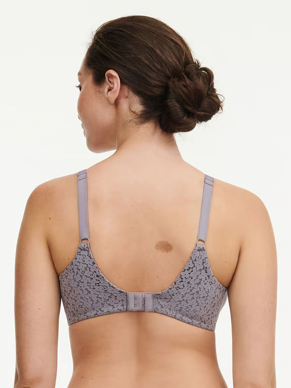 Norah Comfort Smooth Sweetheart T-Shirt Bra Purple Grey - 2