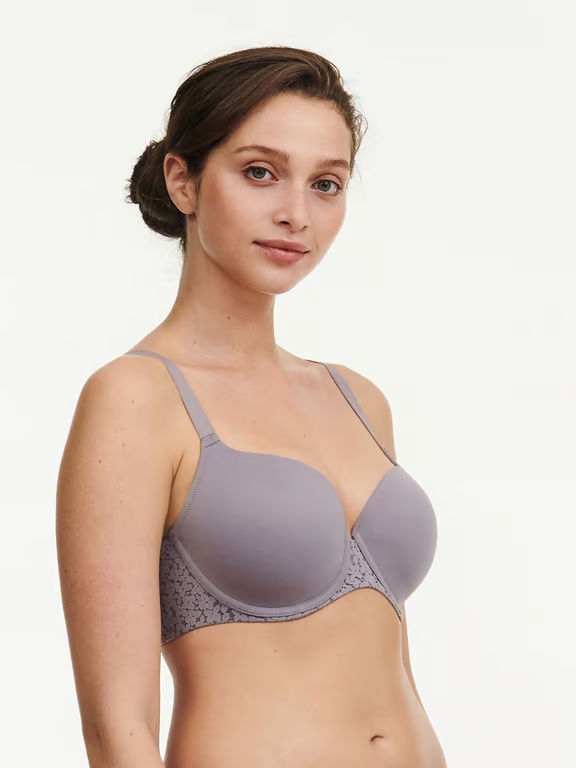 Norah Comfort Smooth Sweetheart T-Shirt Bra Purple Grey - 3