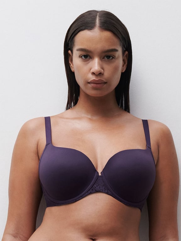 Norah Comfort Smooth Sweetheart T-Shirt Bra Fatal Violet - 0