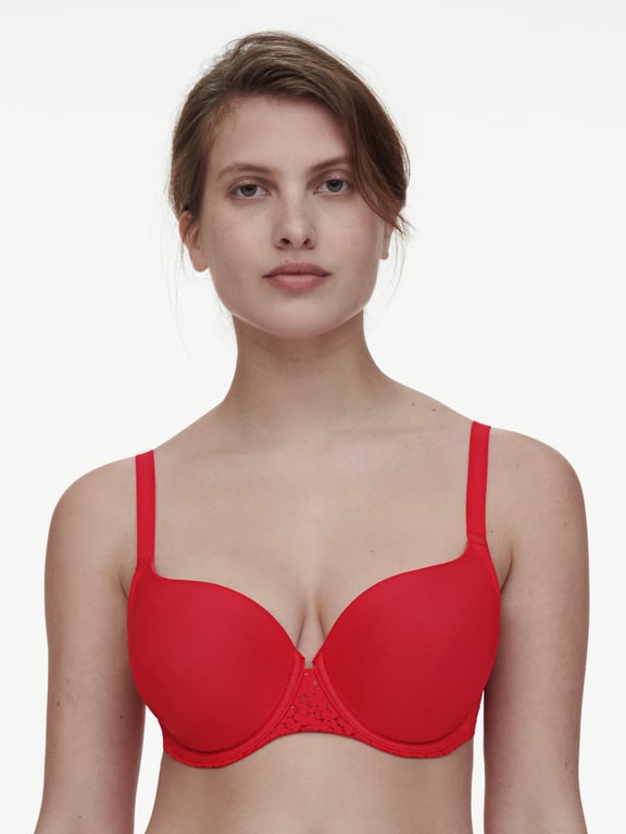 Chantelle Easy feel | NORAH - Norah Comfort Smooth Sweetheart T-Shirt Bra Poppy - 1