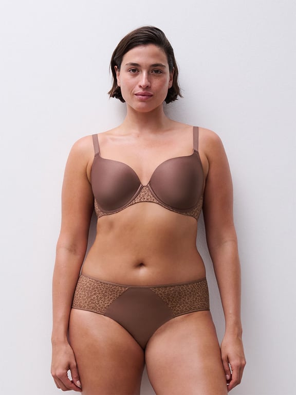 Chantelle Easy feel | NORAH - Norah Comfort Smooth Sweetheart T-Shirt Bra Wild Brown - 1