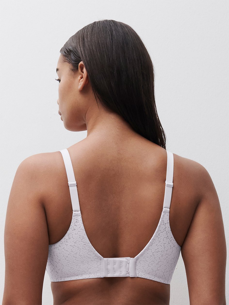 Norah Comfort Full Coverage Spacer T-Shirt Bra White - 2