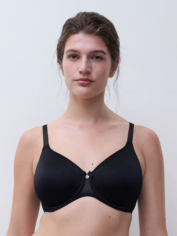 Norah Comfort Full Coverage Spacer T-Shirt Bra Black - 2