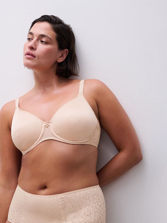 Norah Comfort Full Coverage Spacer T-Shirt Bra Nude Blush - 2