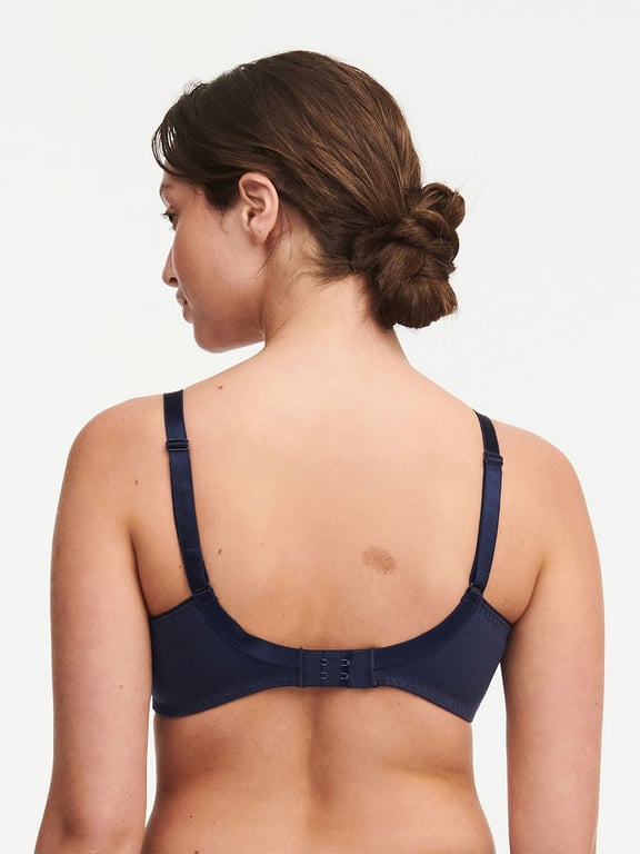 Bold Curve Full Coverage Unlined Bra Blue Shades - 1