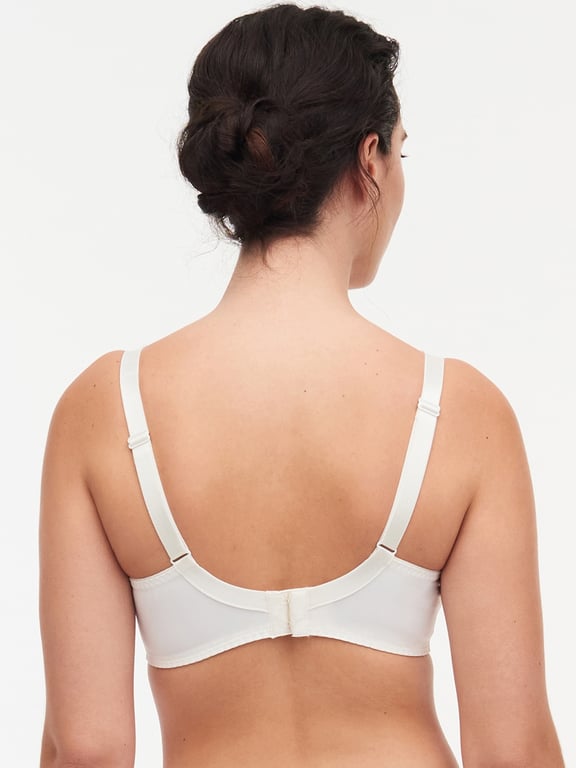 Bold Curve Full Coverage Wireless Bra Ivory Multi