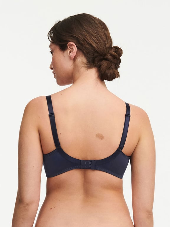 Bold Curve Full Coverage Wireless Bra Blue Shades