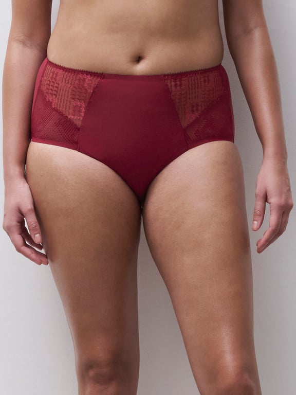 Chantelle | Intrigue - Intrigue Mid Rise Bikini Vibrant Raspberry - 1