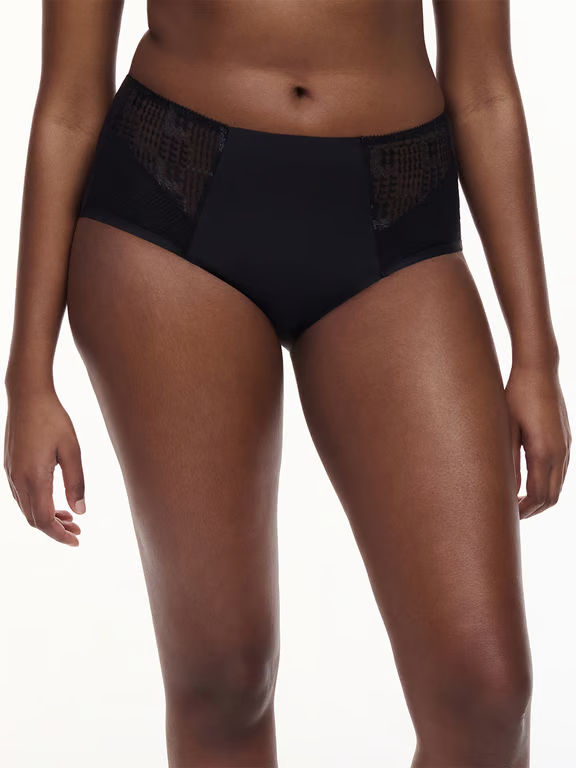 Intrigue High Waist Support Brief Black - 0