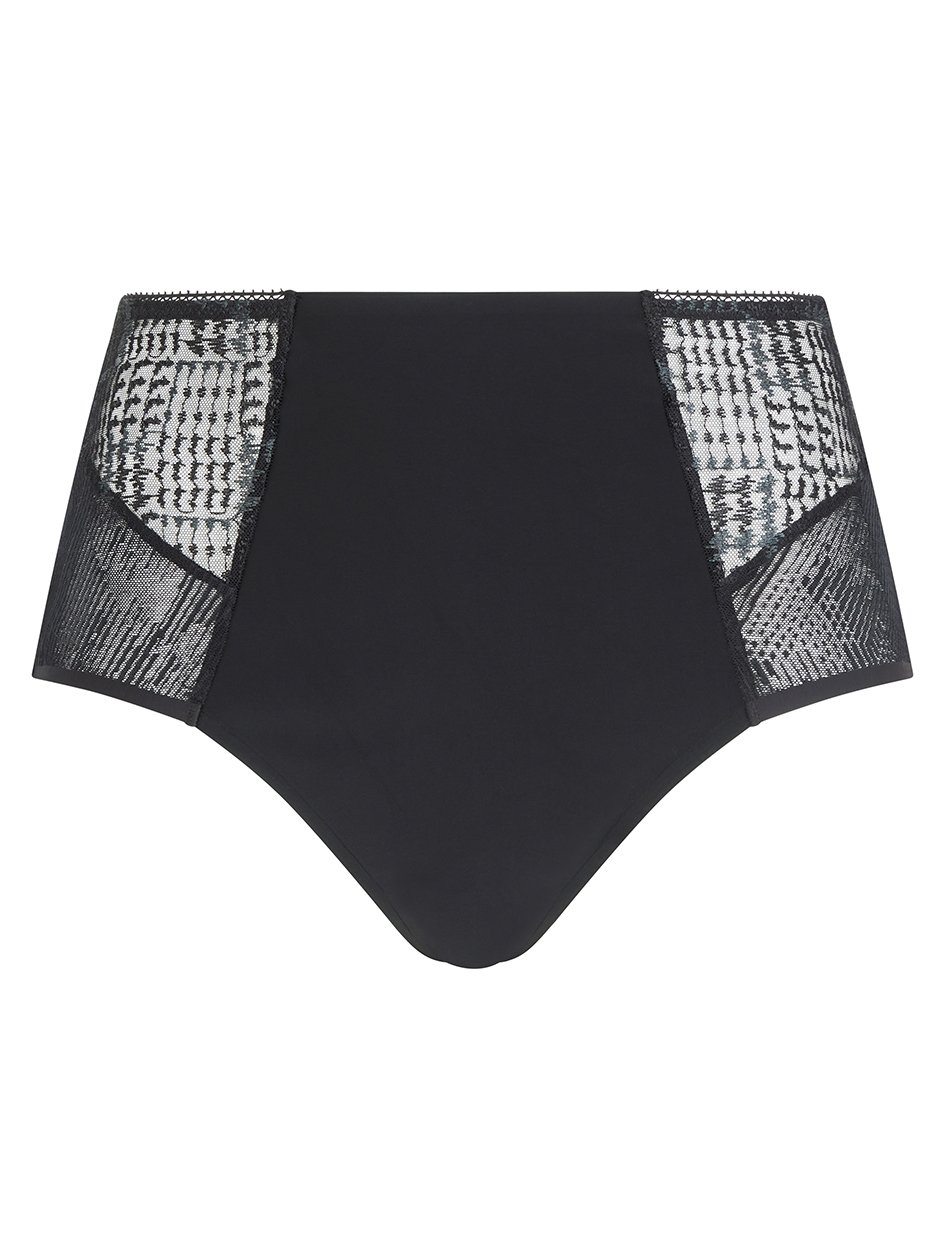 Intrigue High Waist Support Brief Black