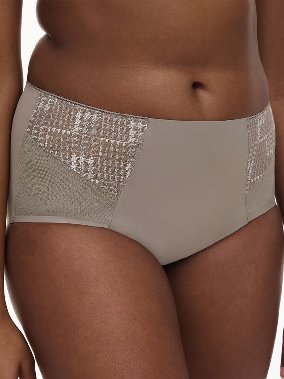 Intrigue High Waist Support Brief Safari Grey - 3