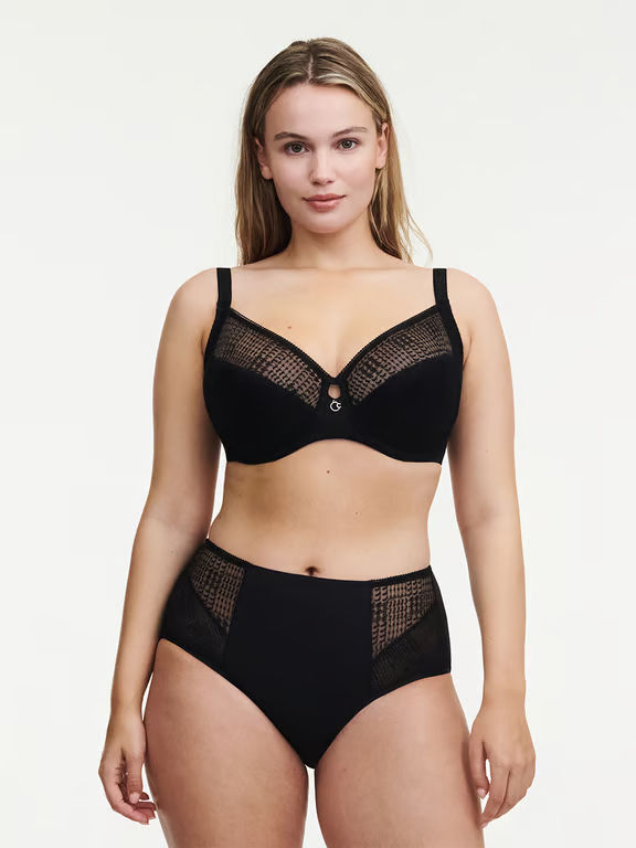 Intrigue Full Coverage Underwire Bra Black - 6