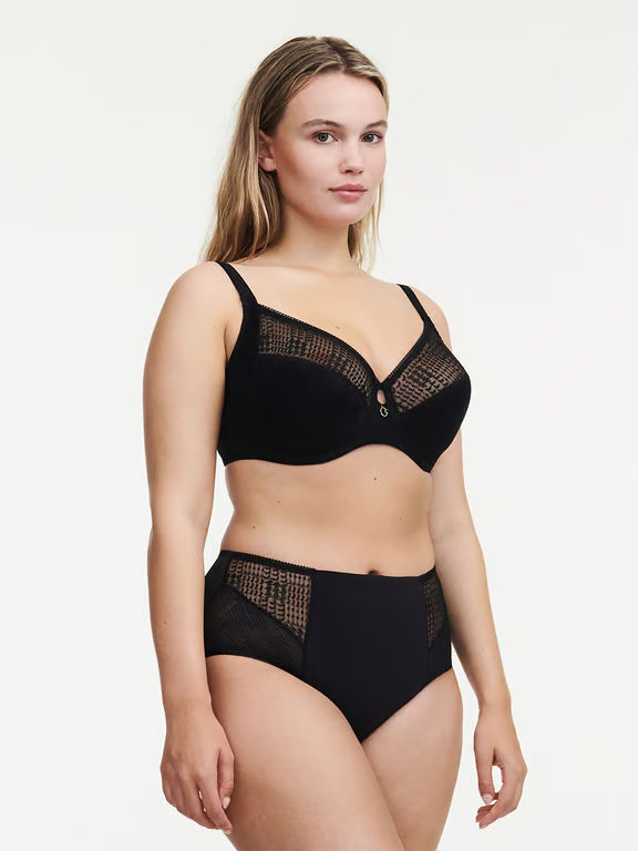 Intrigue Full Coverage Underwire Bra Black - 4