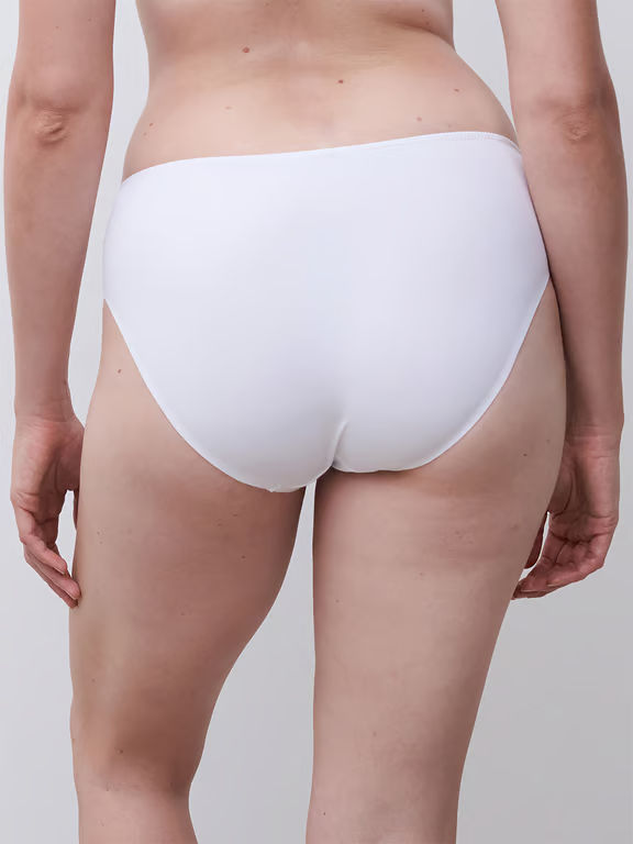 Origins Lace Mid Rise Bikini White - 2