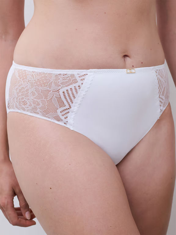 Origins Lace Mid Rise Bikini White - 3