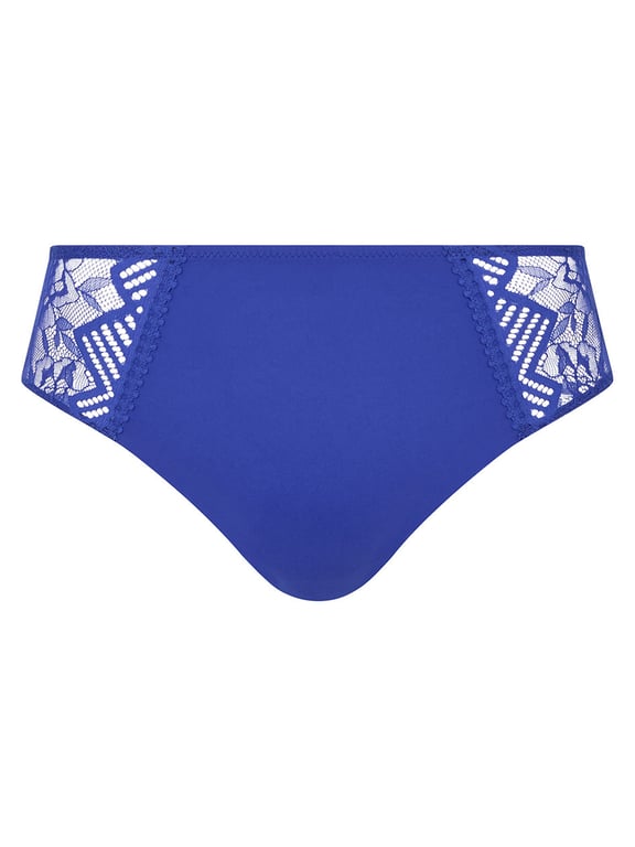 Origins Lace Mid Rise Bikini Blue Klein - 1
