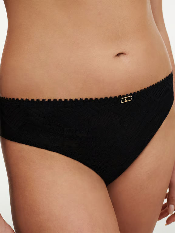 Origins Lace Thong Black - 3