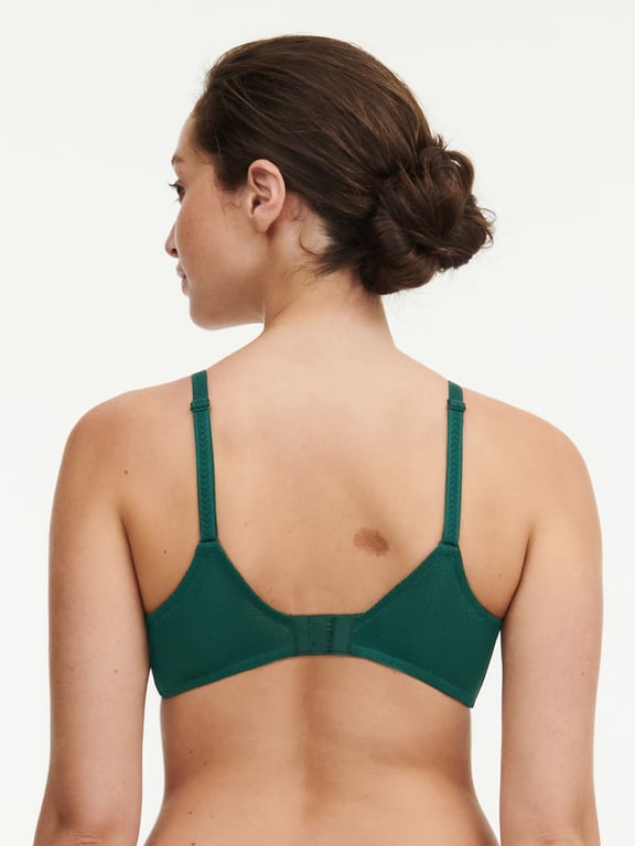 Origins Lace Unlined Demi Bra Empire Green - 2