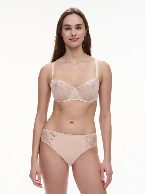 Origins Lace Unlined Demi Bra Nude Blush - 3
