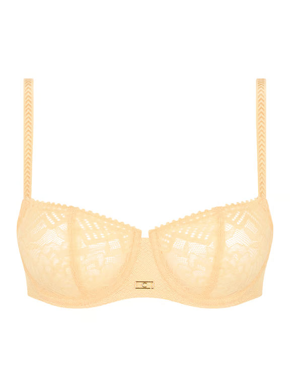 Origins Lace Unlined Demi Bra Sunflower Yellow - 1