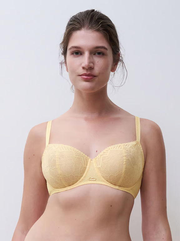 Chantelle | ORIGINS - Origins Lace Unlined Demi Bra Sunflower Yellow - 1
