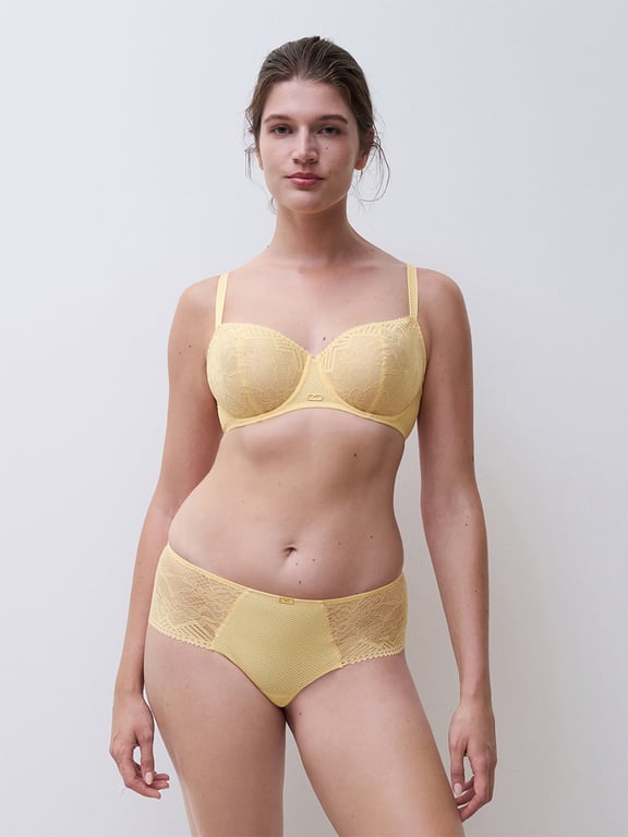 Origins Lace Unlined Demi Bra Sunflower Yellow - 5