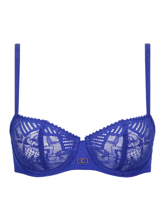 Chantelle | ORIGINS - Origins Lace Unlined Demi Bra Blue Klein - 2