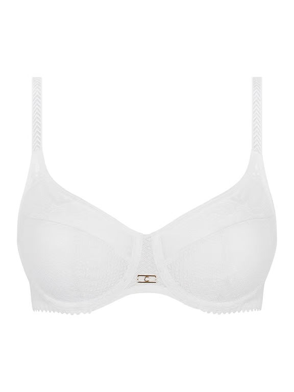 Origins Lace Full Coverage Underwire Bra White - 1